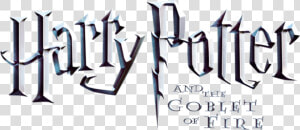 Harry Potter And The Goblet Of Fire   Harry Potter Font Goblet Of Fire  HD Png Download