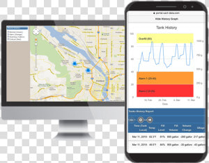 Fuel Level Monitoring Mobile App  HD Png Download