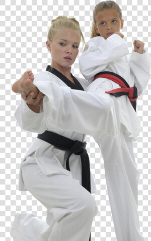 Girl Karate Png   Kids Karate Kick  Transparent Png