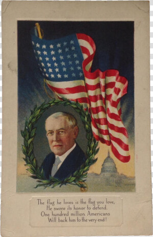 Flag Of Woodrow Wilson  HD Png Download