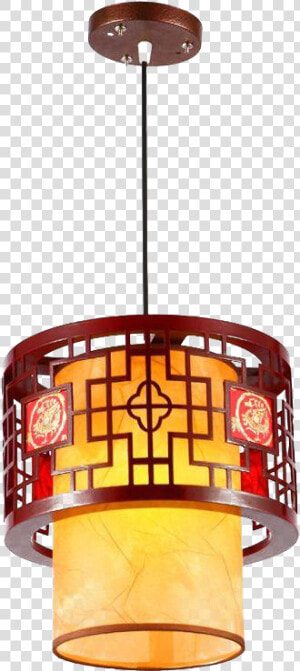 Chinese Lamp Png Free Image   Chinese Style Pendant Lamp  Transparent Png