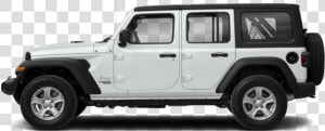 Jeep Drawing Side View   White Jeep Wrangler Sahara  HD Png Download