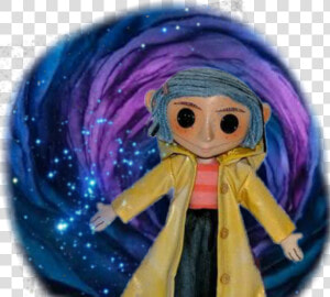  coraline  tunnel  blue  doll  halloween  creepy  coralinethemovie   Coraline  HD Png Download