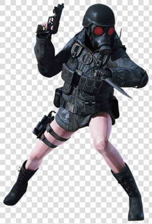 Ra mode Costume Lady Hunk   Resident Evil Revelations Lady Hunk  HD Png Download