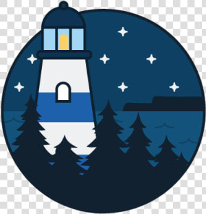 Lighthouse Doodle V2 Stars Night Maine Coast Lighthouse   Doodle Lighthouse Png  Transparent Png