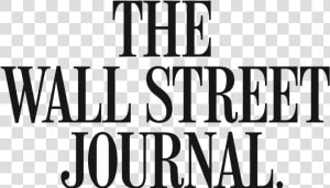 Wall Street Journal Logo Png Free Download   Transparent Wall Street Journal Logo  Png Download