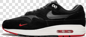 Nike Air Max 1 Premium Mini Swoosh Bred   Nike Free  HD Png Download