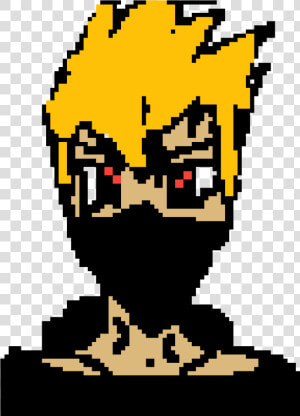 Transparent Oni Clipart   Pixel Art Anime Boy  HD Png Download