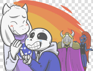 Hey It’s More Undertale   Undertale Asgore X Toriel  HD Png Download