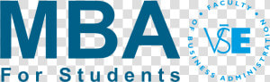 Mba For Students Dark Blue Bold   Vše  HD Png Download