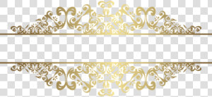 Decorative Line Gold Png Transparent Images   Elegant Gold Border Design  Png Download