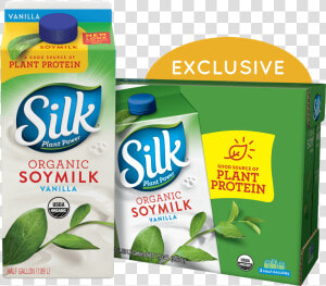 Silk Organic Vanilla Soymilk   Juicebox  HD Png Download