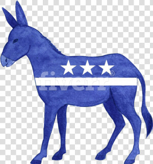 Democratic Donkey   Png Download   Mule Vector  Transparent Png