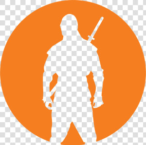 Rockford Ninja Warrior Logo Clipart   Png Download   Orange Ninja  Transparent Png