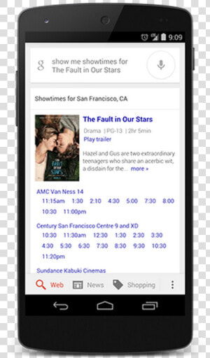 Showtimes   Width 946   Google App Search Results  HD Png Download