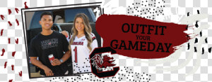 College Couple Wearing South Carolina Gamecocks Shirts   University Of South Carolina  HD Png Download