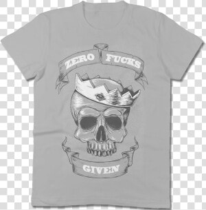 Zero Given Crowned Skull   Active Shirt  HD Png Download