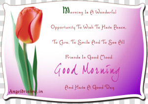 Good Morning And Have A Good Day   Take Care Have A Wonderful Day  HD Png Download