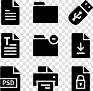 Files And Documents   Workplace Icon  HD Png Download