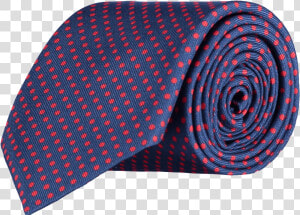 Spotted Silk Tie Blue Red   Paisley  HD Png Download