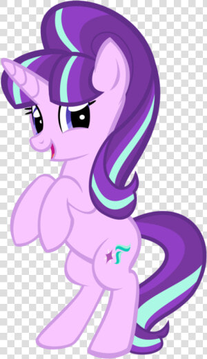 Pony Applejack Pink Cartoon Purple Violet Mammal Fictional   Starlight Glimmer Vector Pony  HD Png Download