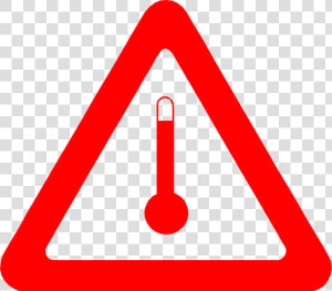 Rising Temperatures Increase The Risk Of Heat related   Achtung Icon  HD Png Download