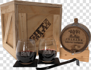 Oak Wine Barrel Gift Crate  HD Png Download