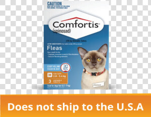 Comfortis Fleas Small Cat Treatment  HD Png Download