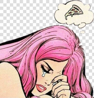 Picsart Sticker Girl Crying Png Picsart Sticker Girl   Girl Crying For Pizza  Transparent Png