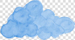 Blue Cloud Png   Watercolor Cloud Png Transparent  Png Download