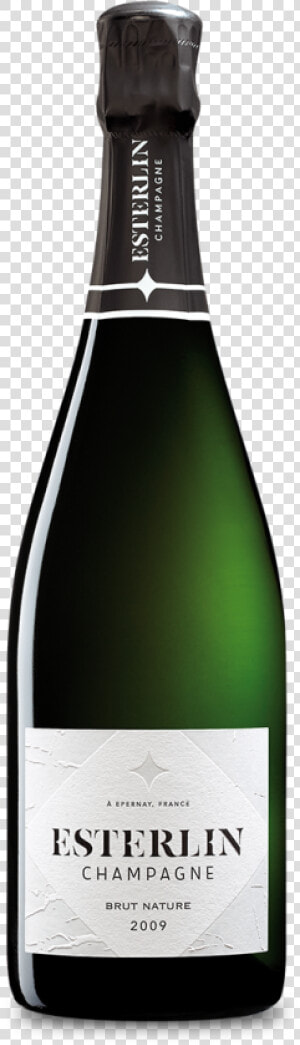 Bouteille 75cl Du Brut Nature 2009 Sur Fond Transparent   Esterlin Brut Nature Millesime 2009  HD Png Download