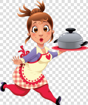 Chef Vector Waiter   Imagenes De Cocineras Graciosas  HD Png Download