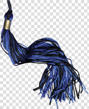 Blue And Black Graduation Tassel With Gold Band   Sketch  HD Png Download