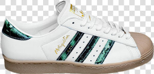 Adidas X Metropolitan Superstar 80s White Snake Preview   Skate Shoe  HD Png Download