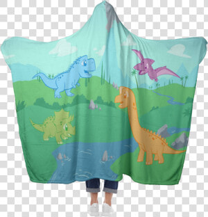 Little Rawr Hooded Blanket Hooded Blanket   Blanket  HD Png Download