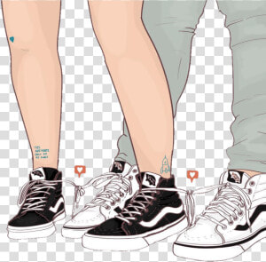 Vans Love Blackandwhite Tumblr   Vans Love  HD Png Download