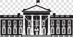 White House  House  Building  Monochrome Photography   White House Vector Png  Transparent Png