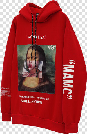 Mona Lisa Oil Painted Lollipop Mamc Hoodie Sweatshirt   Noche De Los Teatros 2011  HD Png Download