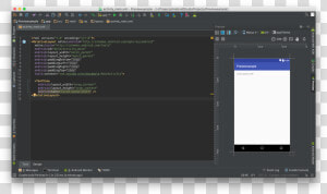 Preview Of The Layout Preview Screen In Android Studio   Android Studio Show Ruler  HD Png Download