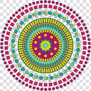 Mandala Swirl Geometric   Mandalas De Colores Png  Transparent Png