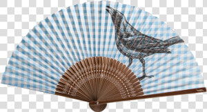 Gingham And Grackle Fan   Japanese Hand Fan Red Cherry Blossom  HD Png Download