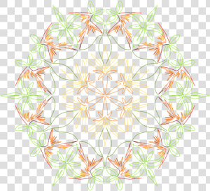 Mandala Color Isolated Free Photo   Motif  HD Png Download