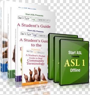 The Start Asl Offline Course   Start Asl Books  HD Png Download