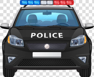 Police Car Police Officer   Police Car Clipart Front  HD Png Download