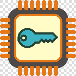 Pgb Chip Crypto 3   Microprocessor Clip Art  HD Png Download