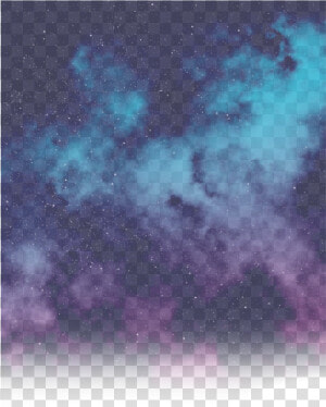 Sticker Galaxy Dark Galaxia Blue Purple Stars Night  HD Png Download