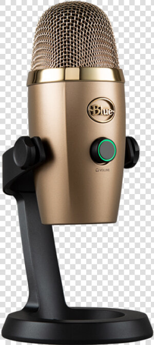 Blue Yeti Nano Gold  HD Png Download