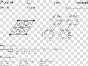 Space Group Symmetry Diagram International Tables Of  HD Png Download