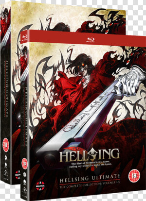 Hellsing Ultimate Volume 1 10 Complete Collection   Hellsing Ultimate Blu Ray  HD Png Download