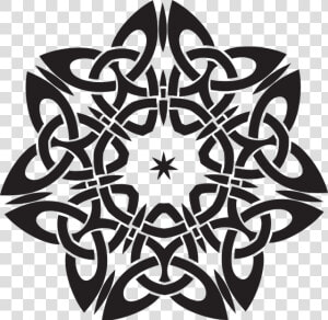 Celtic  Knot  Design  Decorative  Ornamental  Star  HD Png Download